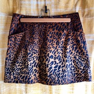 Urban Outfitters Leopard Print Skirt